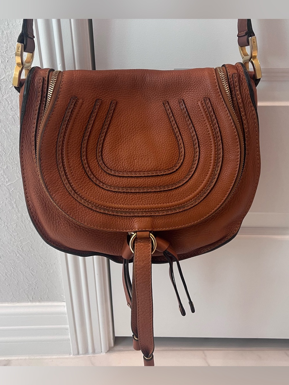 Chloe - Marcie Saddle Bag, Very Good Condition, leather and interior like new!
